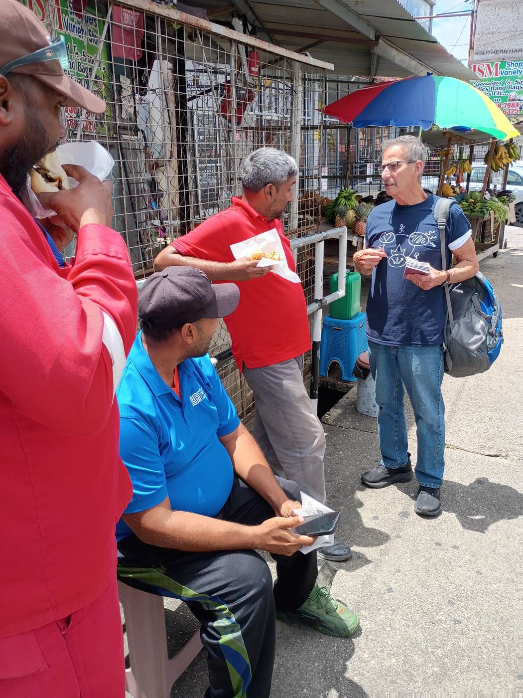 Street outreach in Trinidad